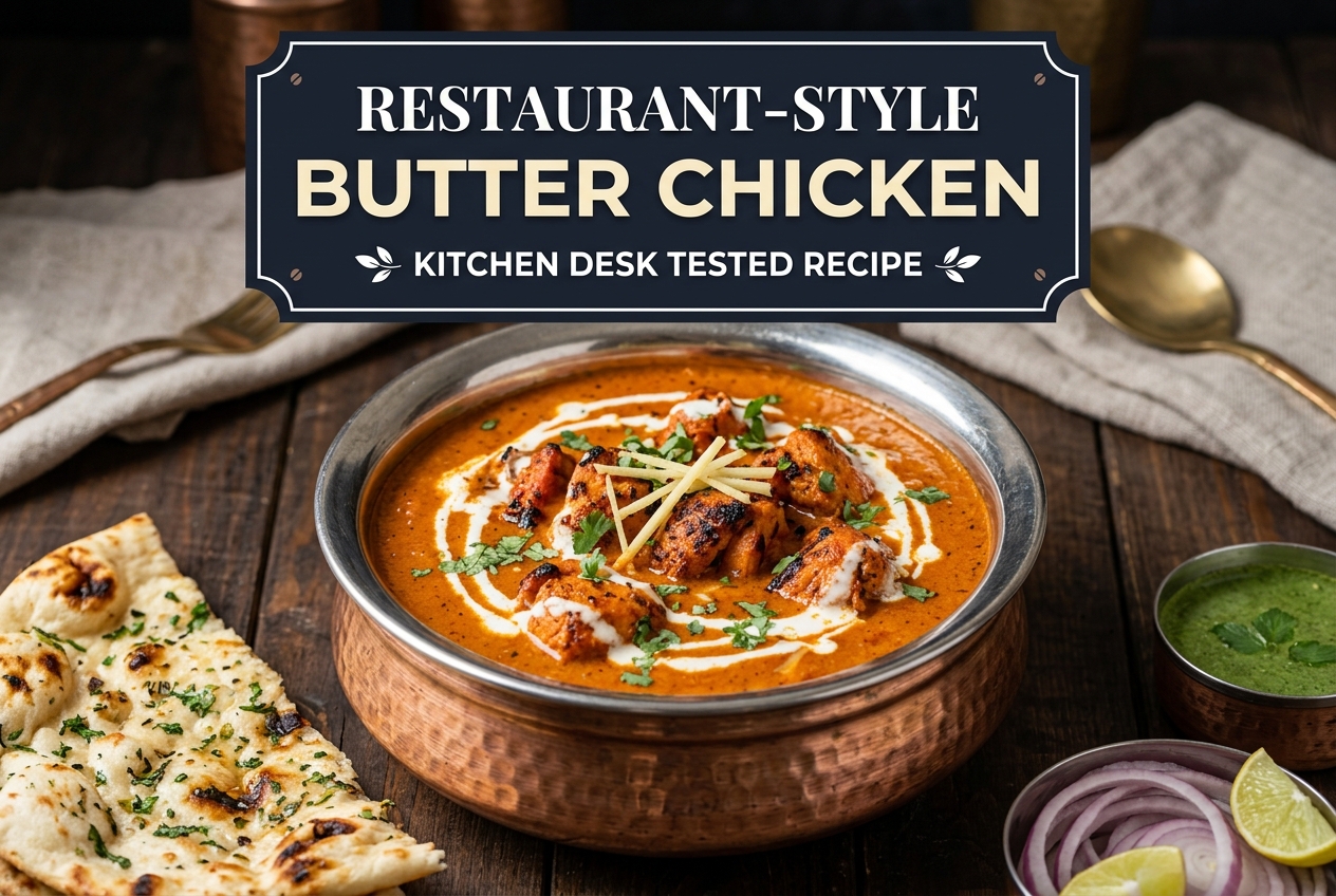 Restaurant-Style Murgh Makhani (Butter Chicken) from Scratch