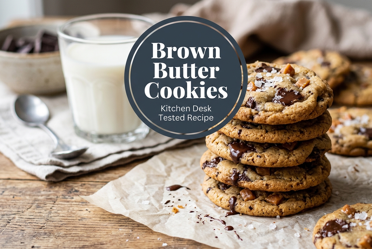 Bakery-Style Brown Butter Chocolate Chip Cookies