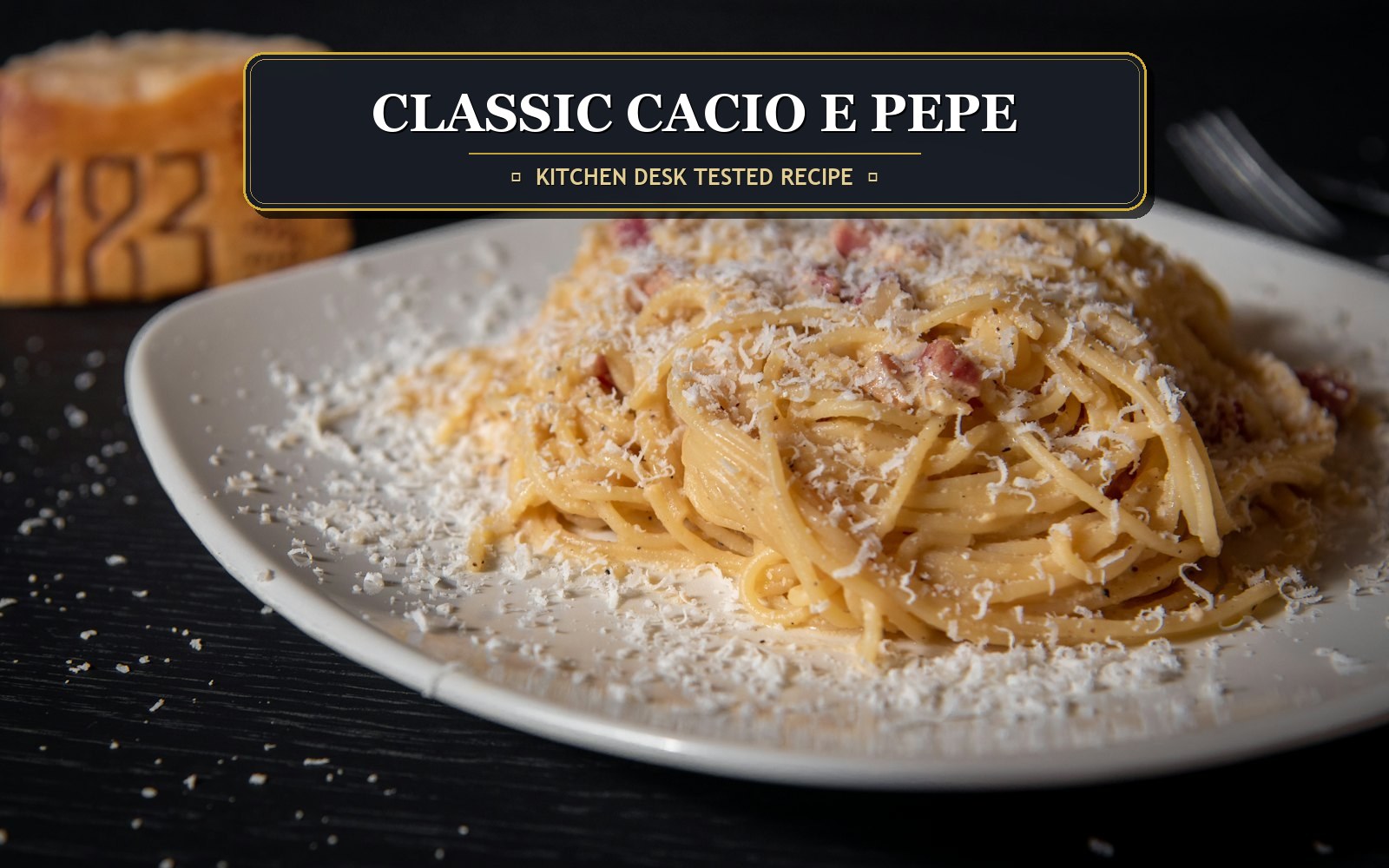 Authentic Roman Cacio e Pepe (No Cream, No Clumping)