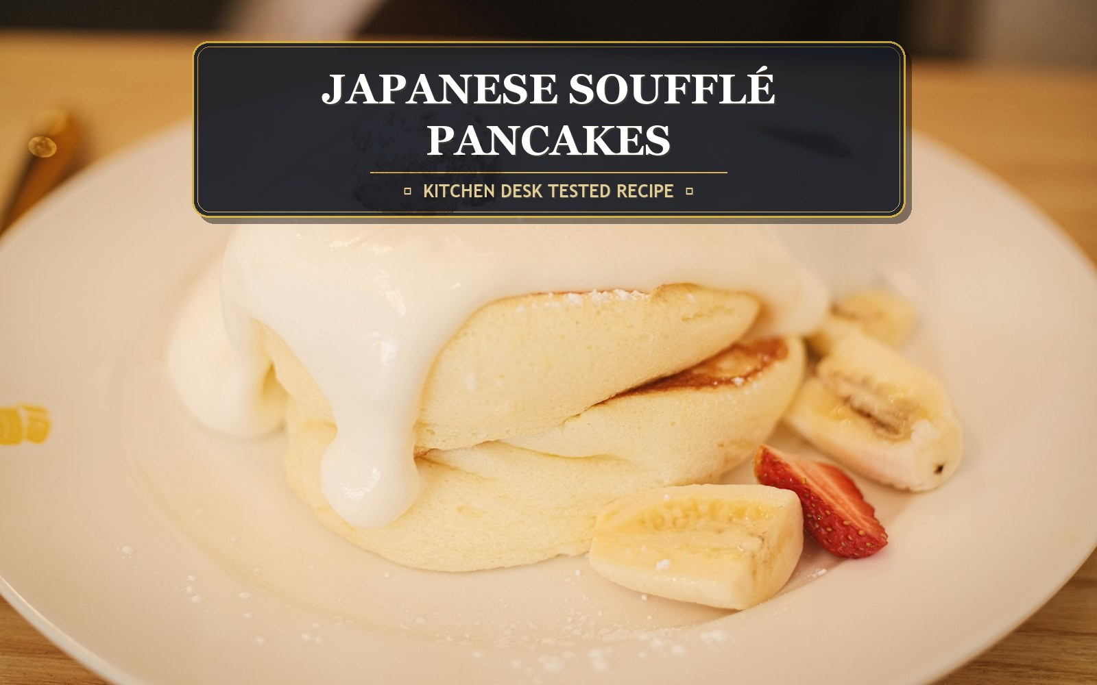 Tall & Fluffy Japanese Soufflé Pancakes