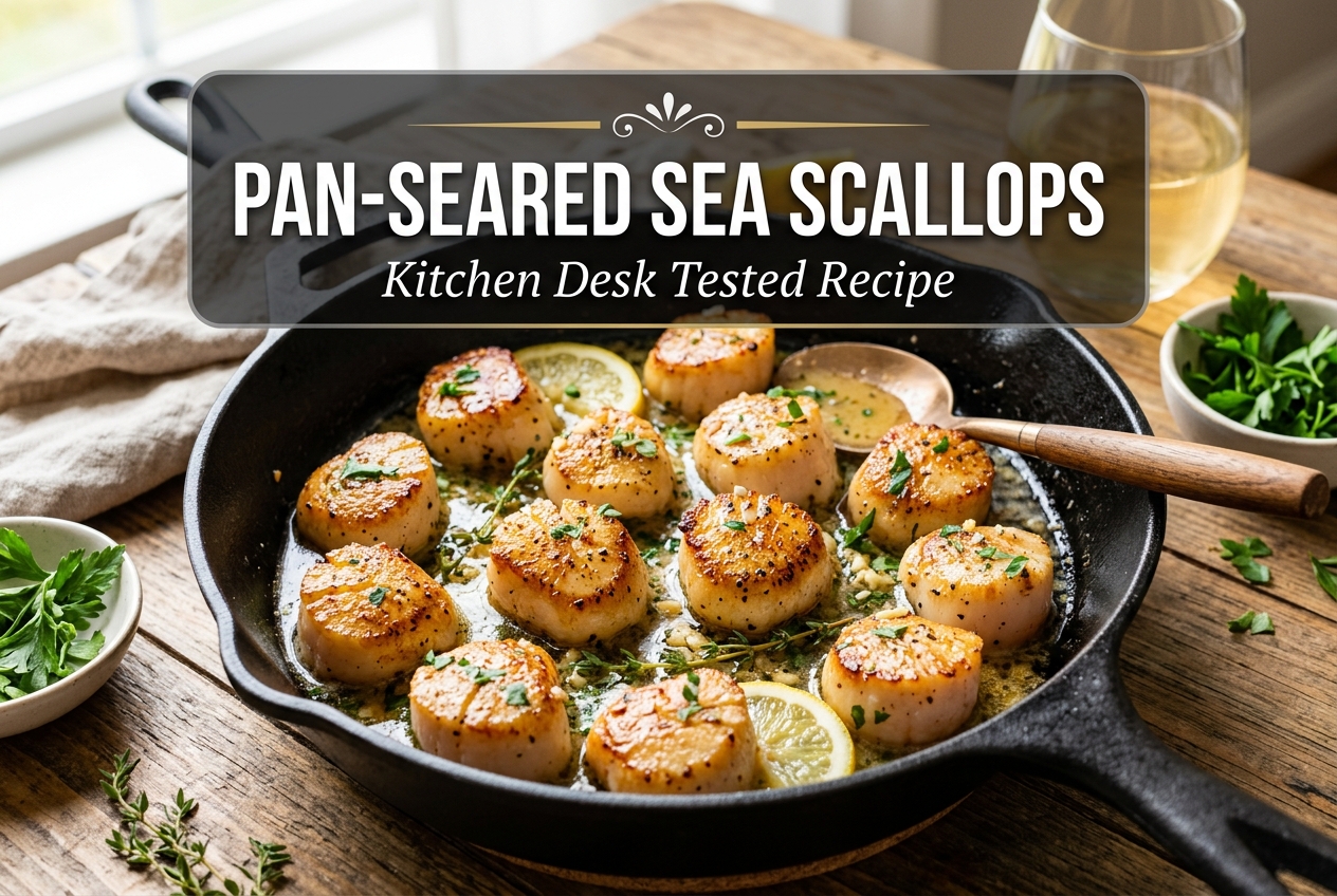 How to Pan-Sear Sea Scallops with a Crisp Golden Crust